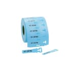 Hellermanntyton - Repères câble TAGPU LOOP en Polyuréthane, 12X74mm, bleu, en rouleau de 500pcs