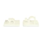 Hellermanntyton - Clip adhésif de forme ronde 13x13 mm pour câble Ø 3 mm en PA66 naturel - RA3
