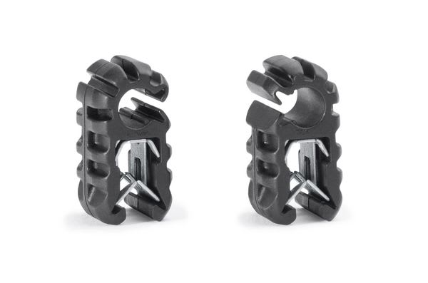Hellermanntyton - Clip pour bord de tôle pour câble Ø 4.5 à 5 mm en PA66HIRHS noir - HCEC3.0TPS
