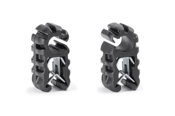 Hellermanntyton - Clip pour bord de tôle pour câble Ø 4.5 à 5 mm en PA66HIRHS noir - HCEC3.0TPS