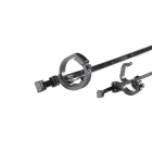 Hellermanntyton - Lanière 200x4.6mm + agrafe IAHC1T Ø 3 à 13 mm en PA66HIRHS noir -T50RIAHC1TCR