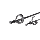 Hellermanntyton - Lanière 200x4.6mm + agrafe IAHC1T Ø 3 à 13 mm en PA66HIRHS noir -T50RIAHC1TCR