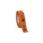 Hellermanntyton - Bande continue 1213 adhésive vinyle imprimable, orange, larg. 50 mm, long. 50 m