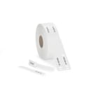 Hellermanntyton - Repères câble TAGPU LOOP en Polyuréthane, 18X124mm, blanc, rouleau de 300pcs