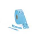 Hellermanntyton - Repères câble TAGPU LOOP en Polyuréthane, 18X124mm, bleu, rouleau de 300pcs