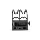 Hellermanntyton - Embase interconnectable pour routage multiple en PA66W noir - QGDHC5.2-8.0M
