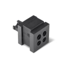 Hellermanntyton - Insert Passe-câble VarioPlate-S_4/4-5_Ins-quad-TPE-BK (20)