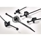 Hellermanntyton - Lanière de fixation 300x4.7 mm pour goujon Ø 5 mm en PA66HS noir - T80ISBS5