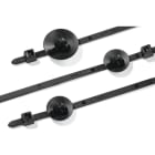 Hellermanntyton - Lanière de fixation à pied ancre 120 x 4.6 mm en PA66 noir - T50SSP