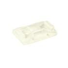 Hellermanntyton - Embase rectangulaire à visser avec trou Ø 3.2 mm en PA66 naturel - TY8G1