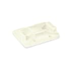 Hellermanntyton - Embase rectangulaire à visser avec trou Ø 2.2 mm en PA66 naturel - TY3G1