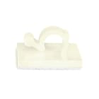 Hellermanntyton - Clip adhésif de forme ronde 19x19 mm pour câble Ø 6 mm en PA66 naturel - RA6