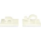 Hellermanntyton - Clip adhésif de forme ronde 25x25 mmm pour câble Ø 13 mm en PA66 Noir - RA13