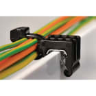 Hellermanntyton - Lanière de fixation pour bord de tôle 100 x 2.5 mm en PA66HIRHS noir -T18REC21