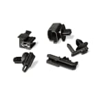 Hellermanntyton - Clip pour connecteur à pied sapin Ø 6.5 à 7 mm en PA66HIRHS noir - YCCFT6LG