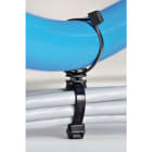 Hellermanntyton - Lanière simple rotative 385x7.6mm en PA66HIRHS noir - T120RSingleCoupler