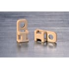 Hellermanntyton - Embase à visser avec trou Ø 4.3 mm en PEEK beige - CTAM1