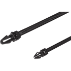 Hellermanntyton - Lanière à pied ancre 210x4.6mm pour trou Ø 6.2 à 6.4 mm en PA66 noir - T50RSF