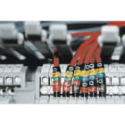 Hellermanntyton - Repères Helagrip HG1/3 pour Ø 1 à 3 mm, de couleur jaune, sans marquage