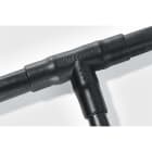 Hellermanntyton - Pièce thermo en T , Ø entrée/sortie 26.9 /12.4 / 26.9 /12.4 mm