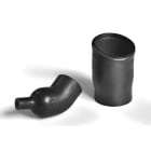 Hellermanntyton - Coude thermorétractable à 60° sans adhésif, Ø entrée-sortie 43/28,2-43/9,9mm