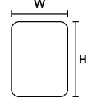 Hellermanntyton - Etiquettes en surépaisseur, transfert thermique, blanc, taille 12,7 x 46,9 mm