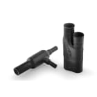 Hellermanntyton - Pièce thermo en Tavec adhésif , Ø entrée/sortie 13/7.5 / 6.5 /4mm
