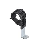 Hellermanntyton - Bride métalloplastique à visser, déport long, 90°, Ø trou 13mm - RCD90LM12