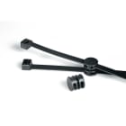 Hellermanntyton - Lanière simple rotative 200 x 4.6 mm en PA66HIRHS noir - T50RSingleCoupler