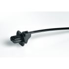 Hellermanntyton - Lanière de fixation 164x4.6mm à pied sapin oblong en PA66HIRHS noir - T50SOS2DOP
