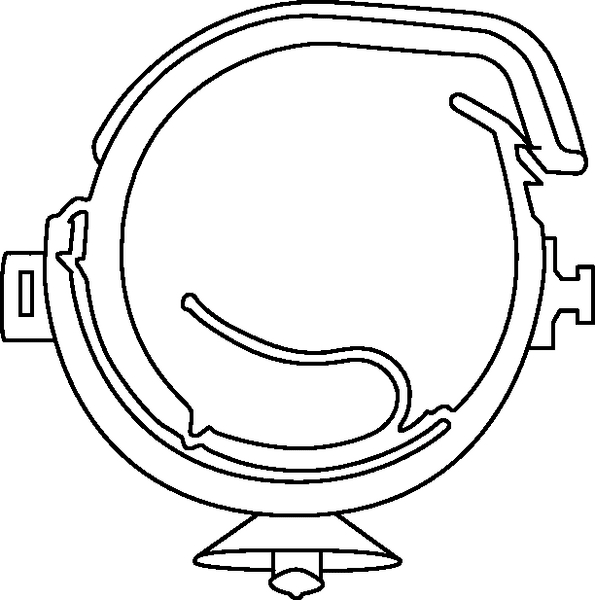 Hellermanntyton - Agrafe automatique interconnectable Ø35 à 45mm à capot en PA66HIRHS noir-IAHC5FH