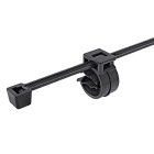 Hellermanntyton - Lanière de fixation 202x4.6mm pour tube Ø 4 à 10mm en PA66HIRHS noir - T50ROC1B