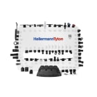 Hellermanntyton - Clip pour bord de tôle plastique Ø 5.8 mm en POM noir - CBT2/6