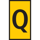 Hellermanntyton - Repères WIC0 jaune, Ø 0,8 à 2,2 mm, section 0,15 à 0,75 mm²,marquage Q