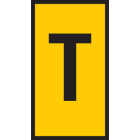 Hellermanntyton - Repères WIC0 jaune, Ø 0,8 à 2,2 mm, section 0,15 à 0,75 mm²,marquage T