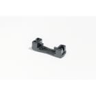 Hellermanntyton - Double tête 38x11.7mm pour bande continue lisse KR8S1 en PA66W noir - KR8C5