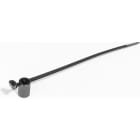 Hellermanntyton - Lanière de fixation 160x4.6mm pour goujon Ø 6 mm en PA66HS noir - T50SSBS6OTE
