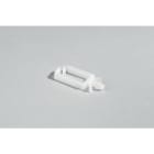 Hellermanntyton - Clip rectangulaire 15x17.7 mm à pied ancre trou Ø 4.7 mm en PA66 naturel - WPC10
