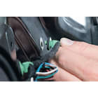 Hellermanntyton - Lanière de fixation 200x4.6mm à pied ancre en PA66HS noir - T50XROSSFT6.5EMDL