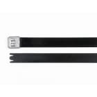 Hellermanntyton - Collier métallique recouvert 434x16 mm en Inox 316 noir - MBT17UHFC