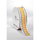 Hellermanntyton - Manchons thermo à marquer, rétreint 2:1, Ø 9,5 mm, longueur 50 mm, jaune