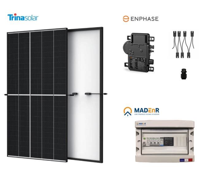 Sonepar PV - KIT PV 3kW Trinasolar + Enphase pour toiture Ardoise