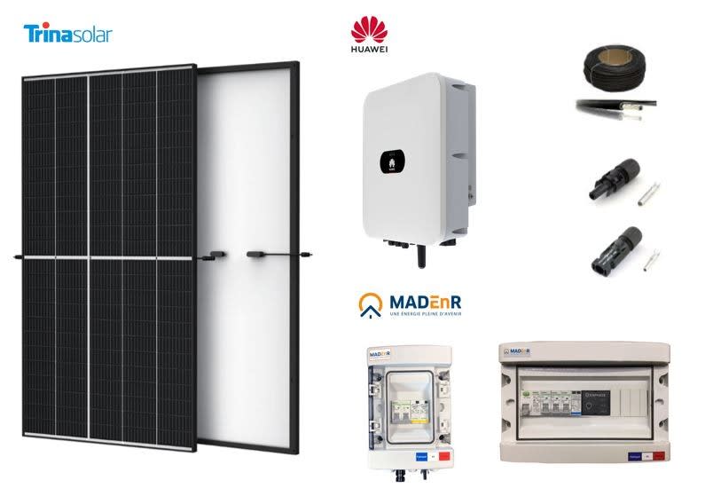 Sonepar PV - KIT PV 6kW Trinasolar + Huawei pour toiture Tuile