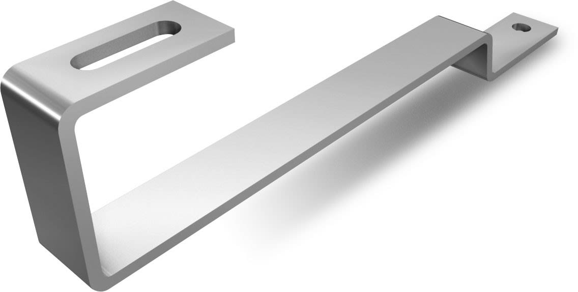 K2 Systems - CROCHET DE FIXATION POUR TUILE PLATE 6X40/H33MM M10 A2