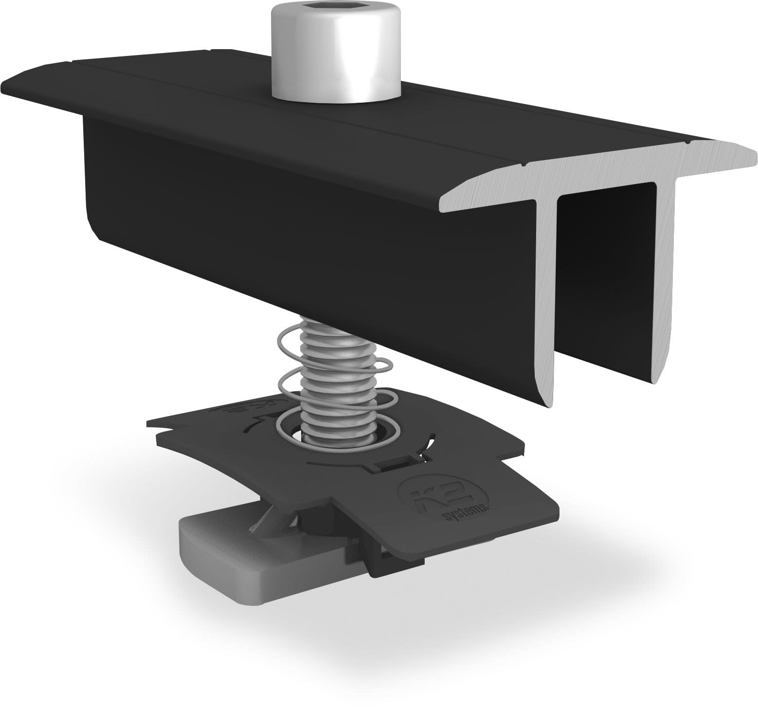 K2 Systems - ETRIER INTERMÉDIAIRE XS KIT 30-33 MM, BLACK