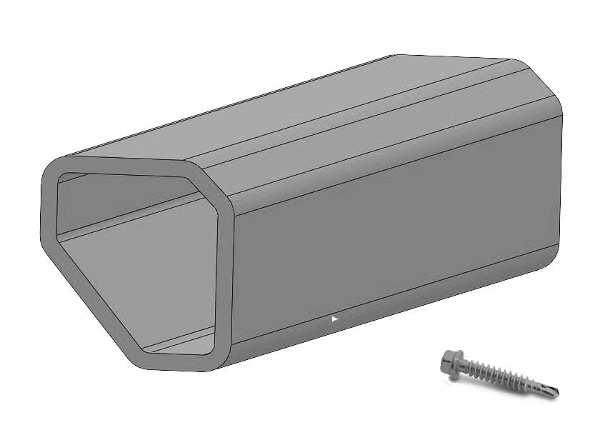 K2 Systems - RAILCONNECTOR SINGLERAIL 63 KIT