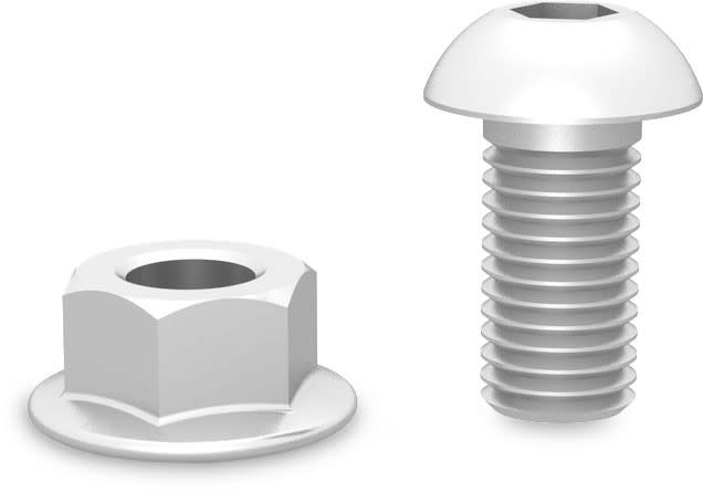 K2 Systems - K2 MiniFive Fix - 2 vis + 2 écrous (permet de fixer un MiniFive sur le MiniRail