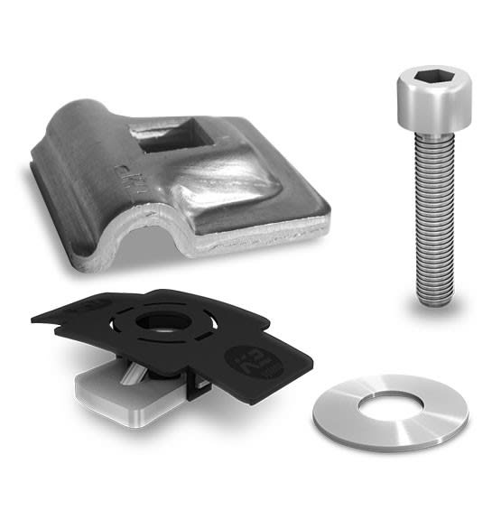 K2 Systems - SERRE-CÂBLES PARAFOUDRE MULTI ALU 8 MM KIT