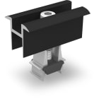 K2 Systems - UNIVERSAL MIDDLE CLAMP ONEMID, BLACK ANODIZED