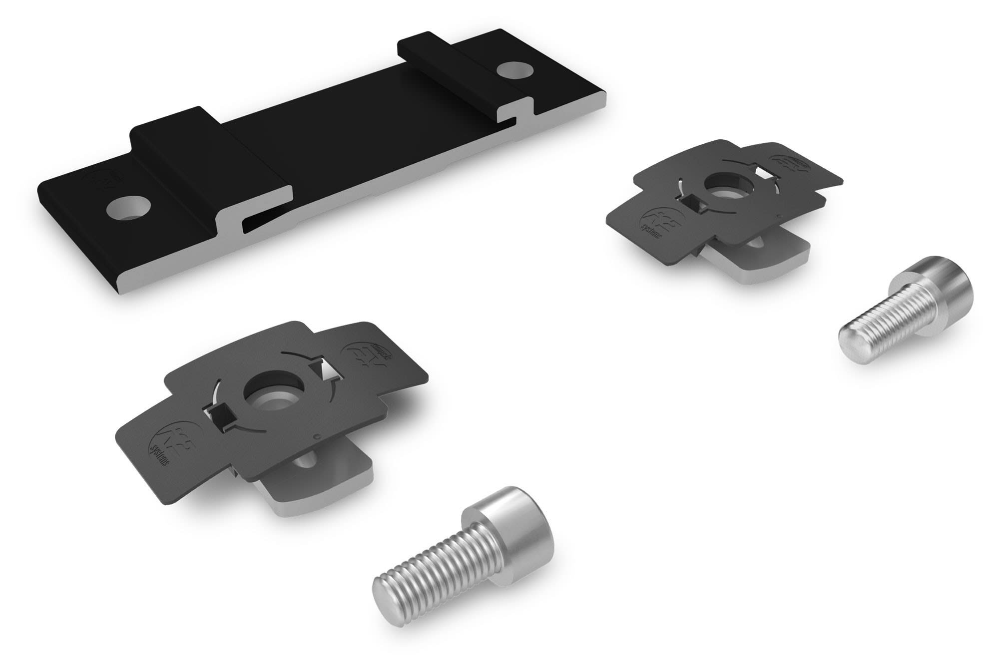K2 Systems - InsertionRail 2.0 CrossConnector Black